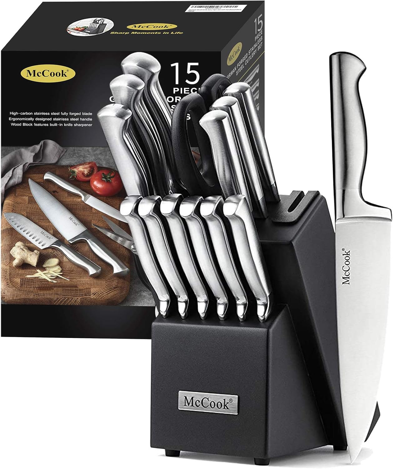 McCook Knife Sets: Premium German Stainless Steel Kitchen Knives