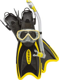 Cressi Adult Light Weight Premium Travel Snorkel Set for Fun