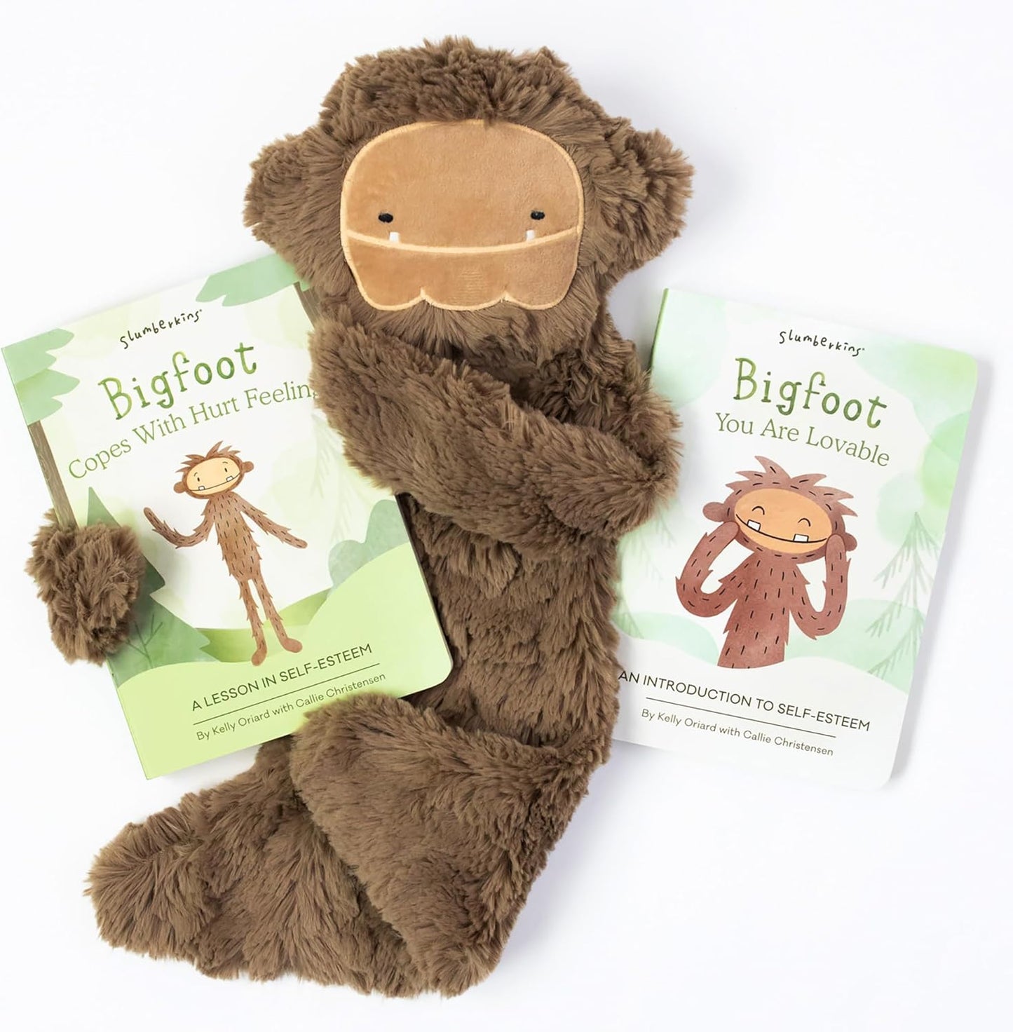 Slumberkins Bigfoot Snuggler Complete Set for Confident Kids