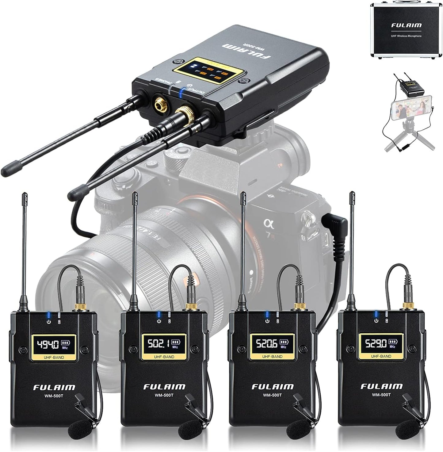 FULAIM WM500 UHF Wireless Lavalier Microphone System Review