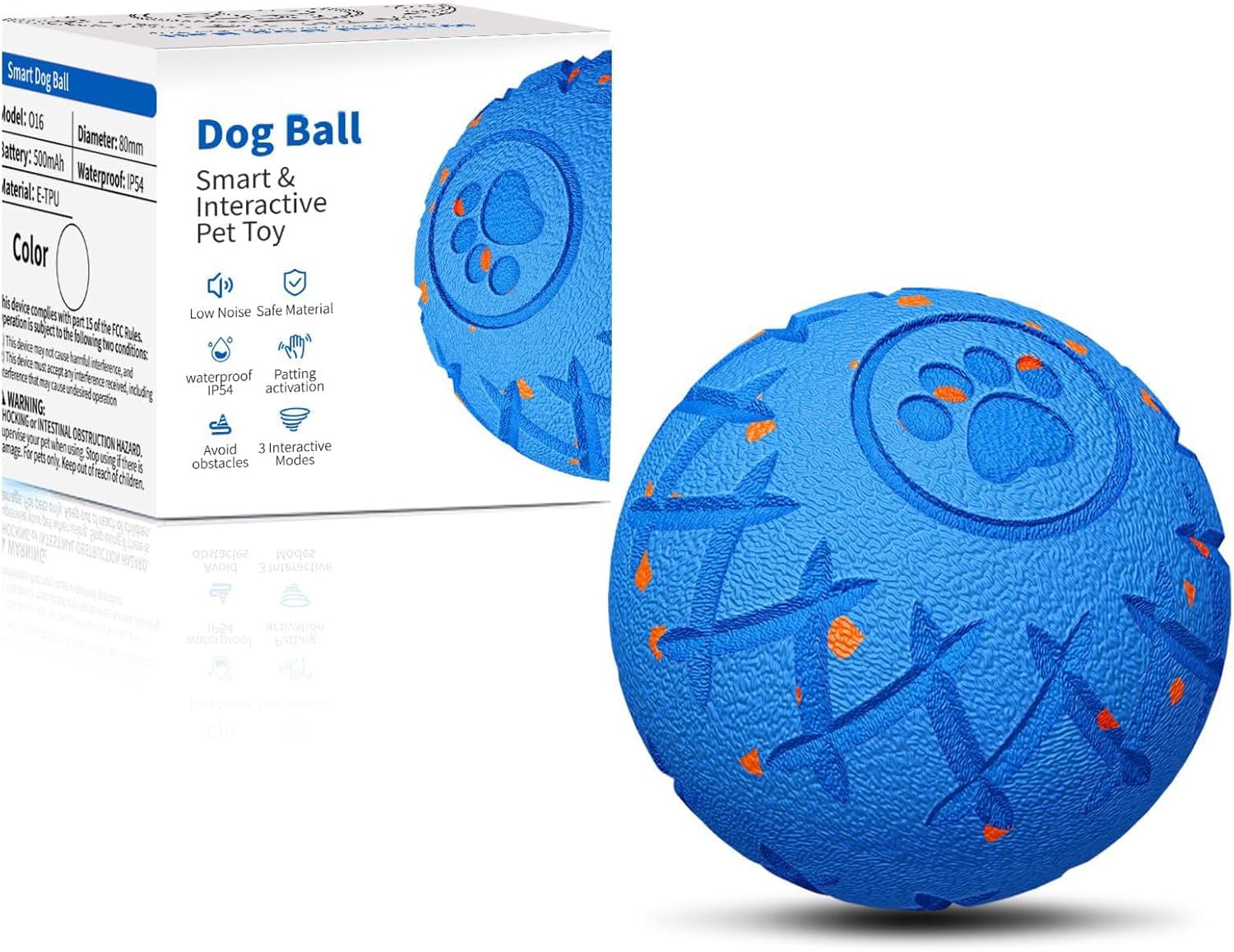 Interactive Dog Ball for Medium Dogs - Smart Active Rolling Toy