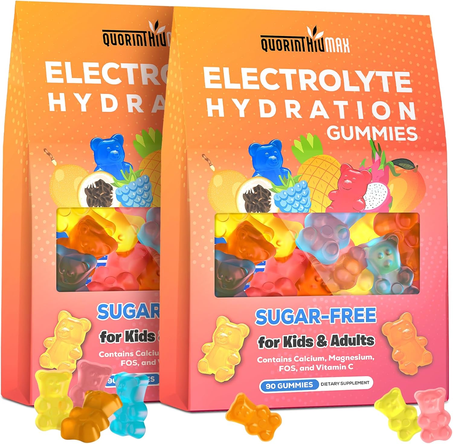Electrolyte Gummies Sugar Free for Hydration & Energy Boost