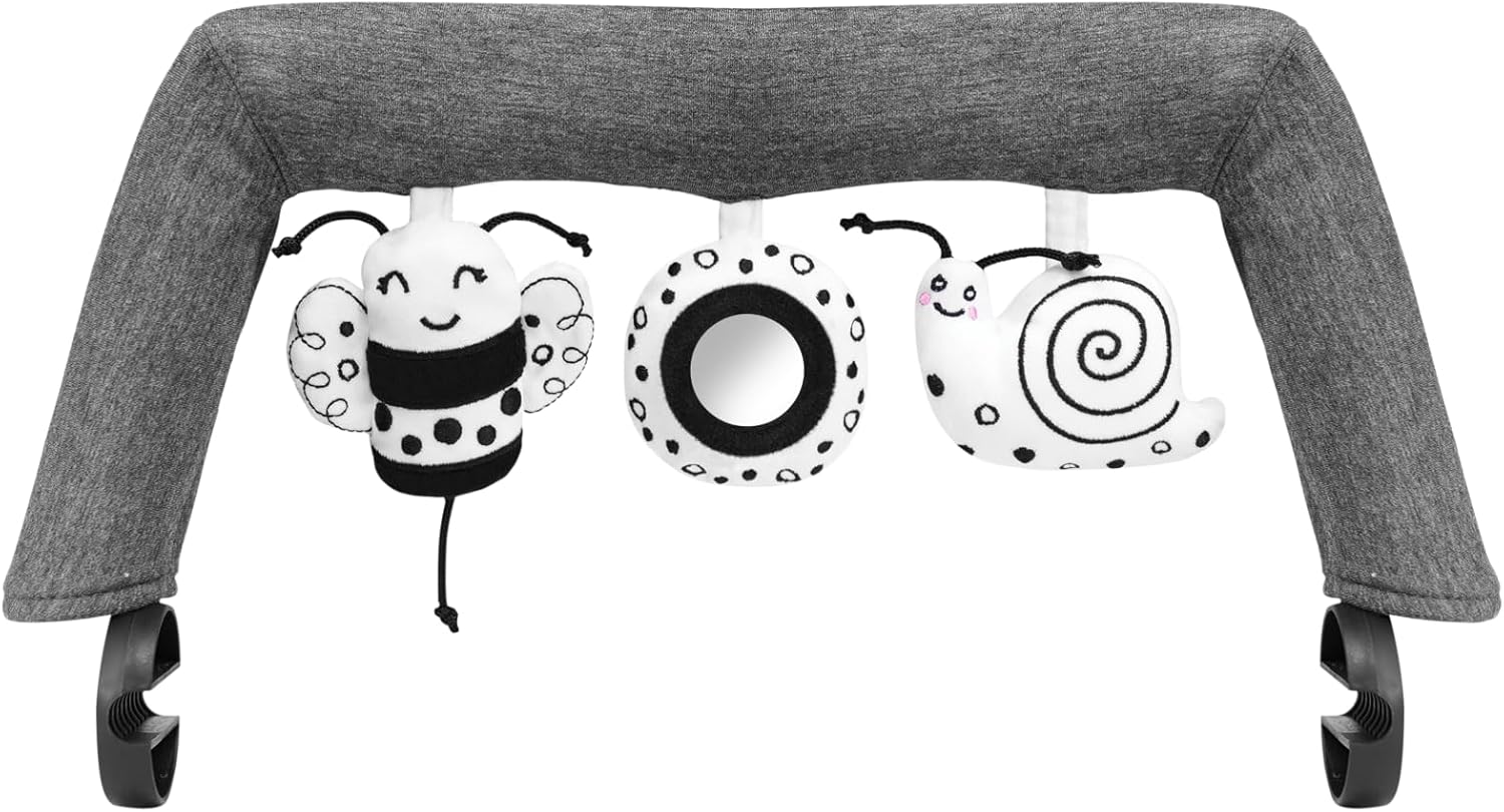 Baby Bjorn Bouncer Toy Bar with 3 Cute Sensory Toys for Fun