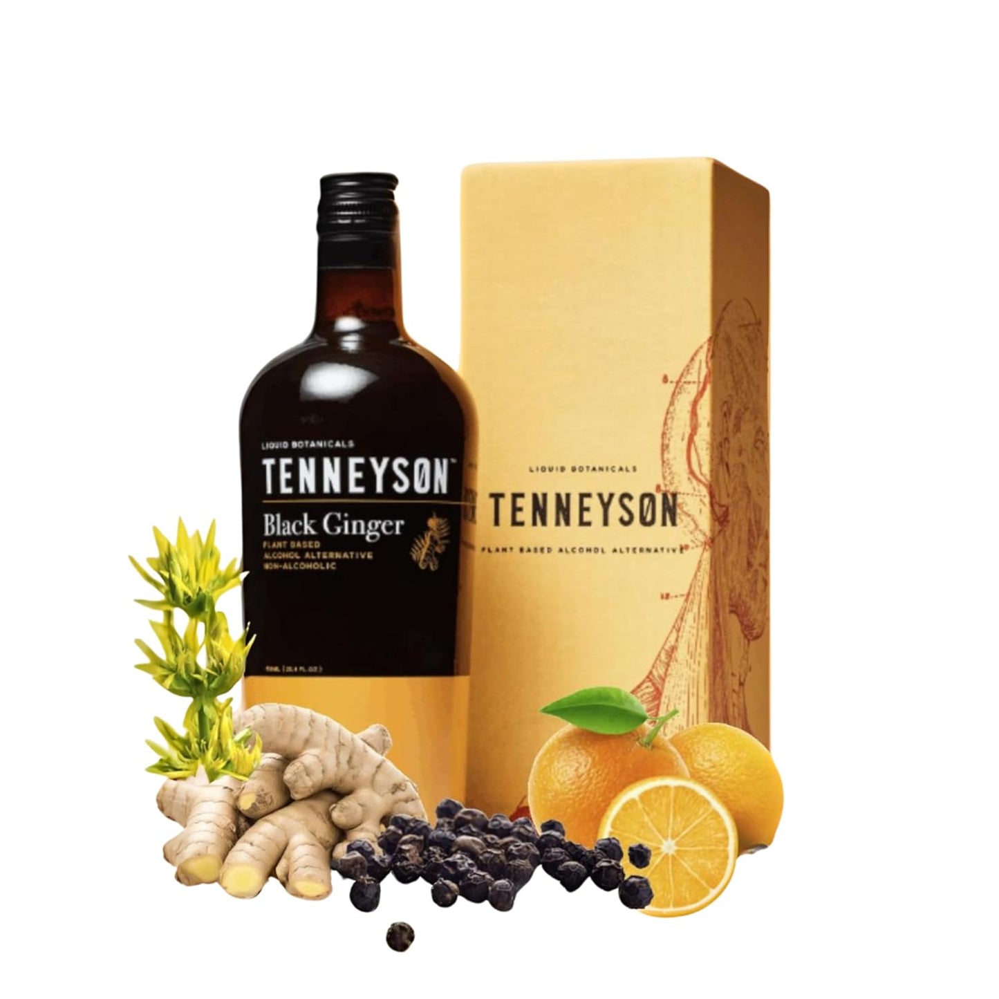 Tenneyson Non-Alcoholic Black Ginger Aperitif - Bold Flavor