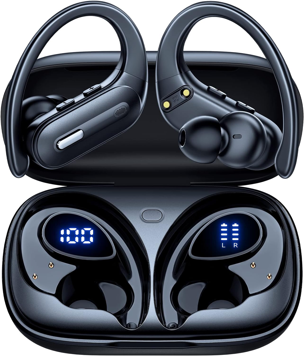 OFNEX Wireless Earbuds: 90 Hrs Playtime, Waterproof & Secure Fit