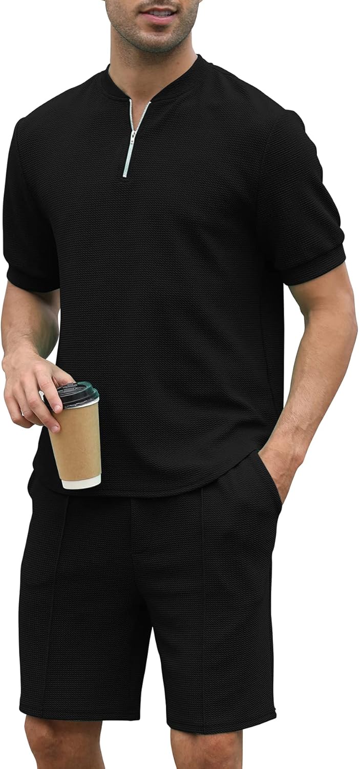 Fashion Men's Tracksuits 2 Piece Set for Casual Athletic Wear