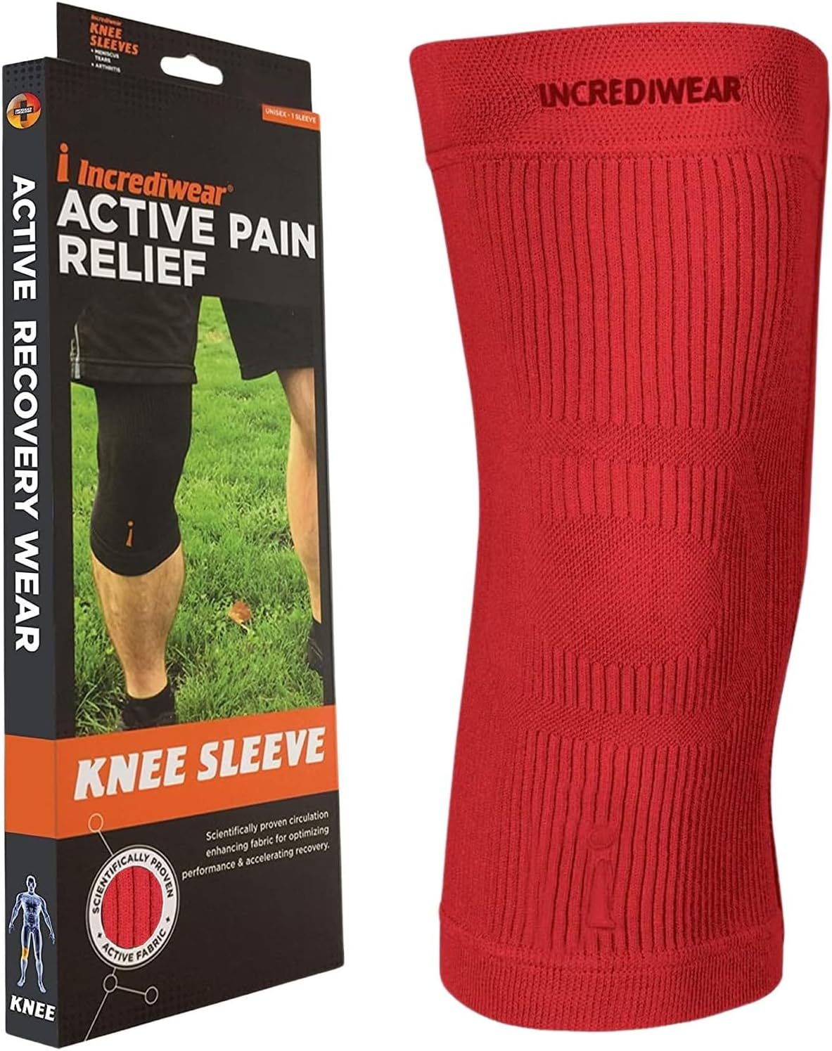 Incrediwear Knee Sleeve for Pain Relief and Enhanced Recovery