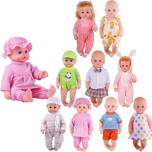 9-Piece Alive Baby Doll Clothes Set for 14-15 Inch Dolls - Young Buds