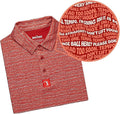 Mens Funny Golf Polo Shirt with UPF 50 - Stretch & Breathable