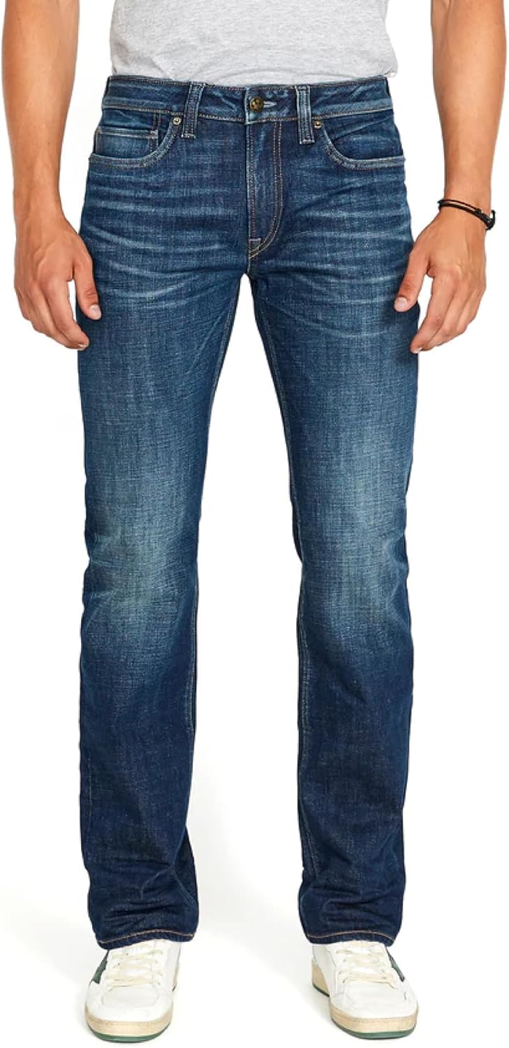 Buffalo David Bitton Mens Relaxed Straight Leg Driven Jean Review