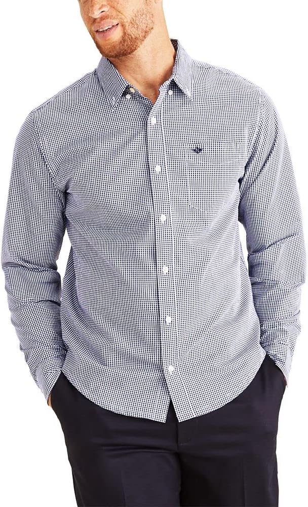 Dockers Men's Classic Fit Long Sleeve Comfort Flex Shirt Review