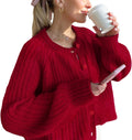 VDWIP Women's Chunky Cardigan Sweaters for Stylish Layering