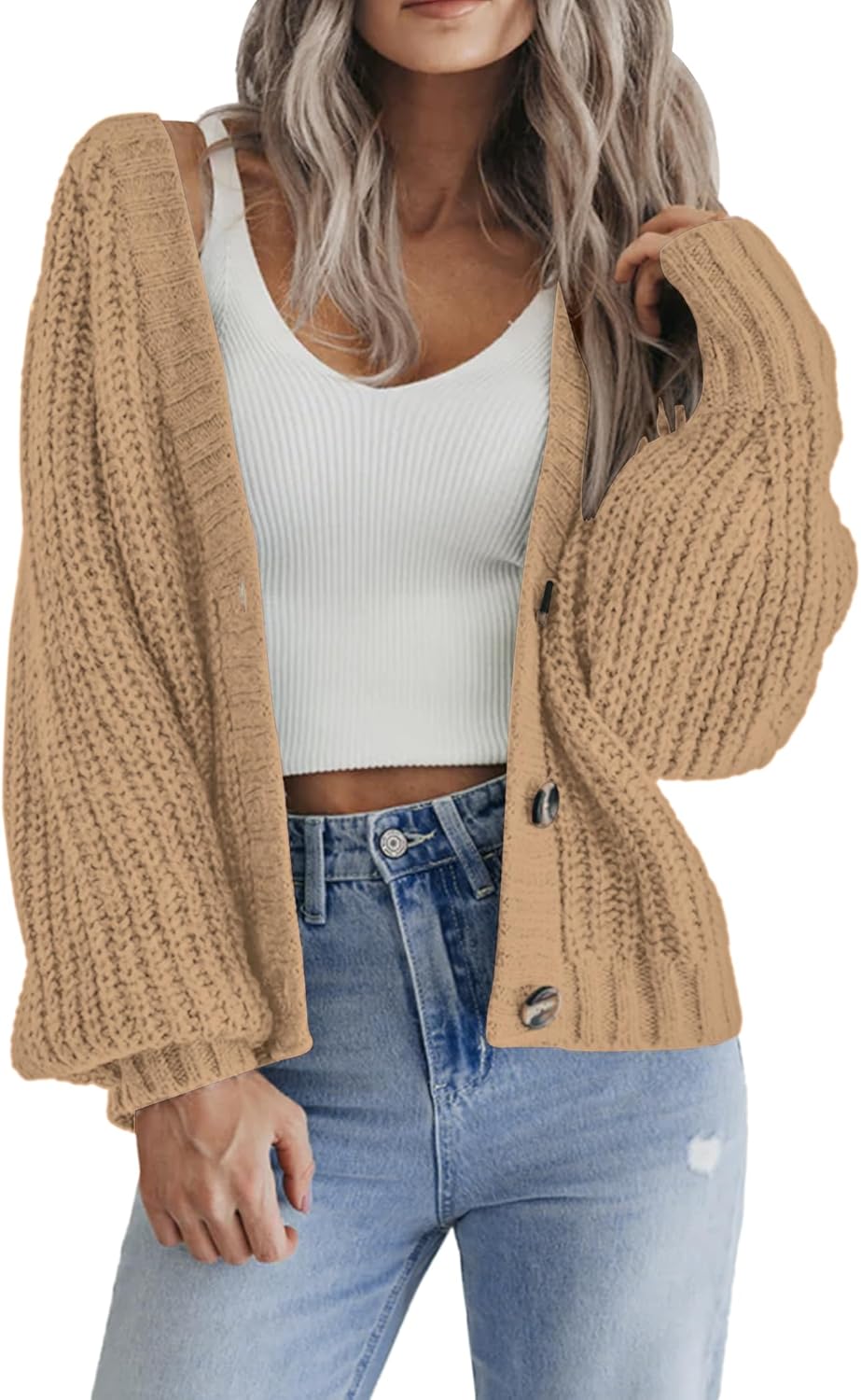 Zeagoo Women's Chunky Knit Cardigans for Stylish Fall Looks