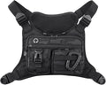 Tactical Inspired Sports Utility Chest Bag for Men - Black