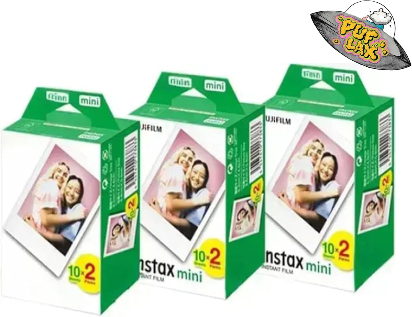 FUJIFILM Mini Instant Camera Film Value Pack for 60 Shoots
