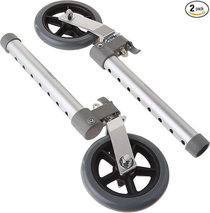 Drive Medical Swivel Lock Walker Wheels for Enhanced Mobility