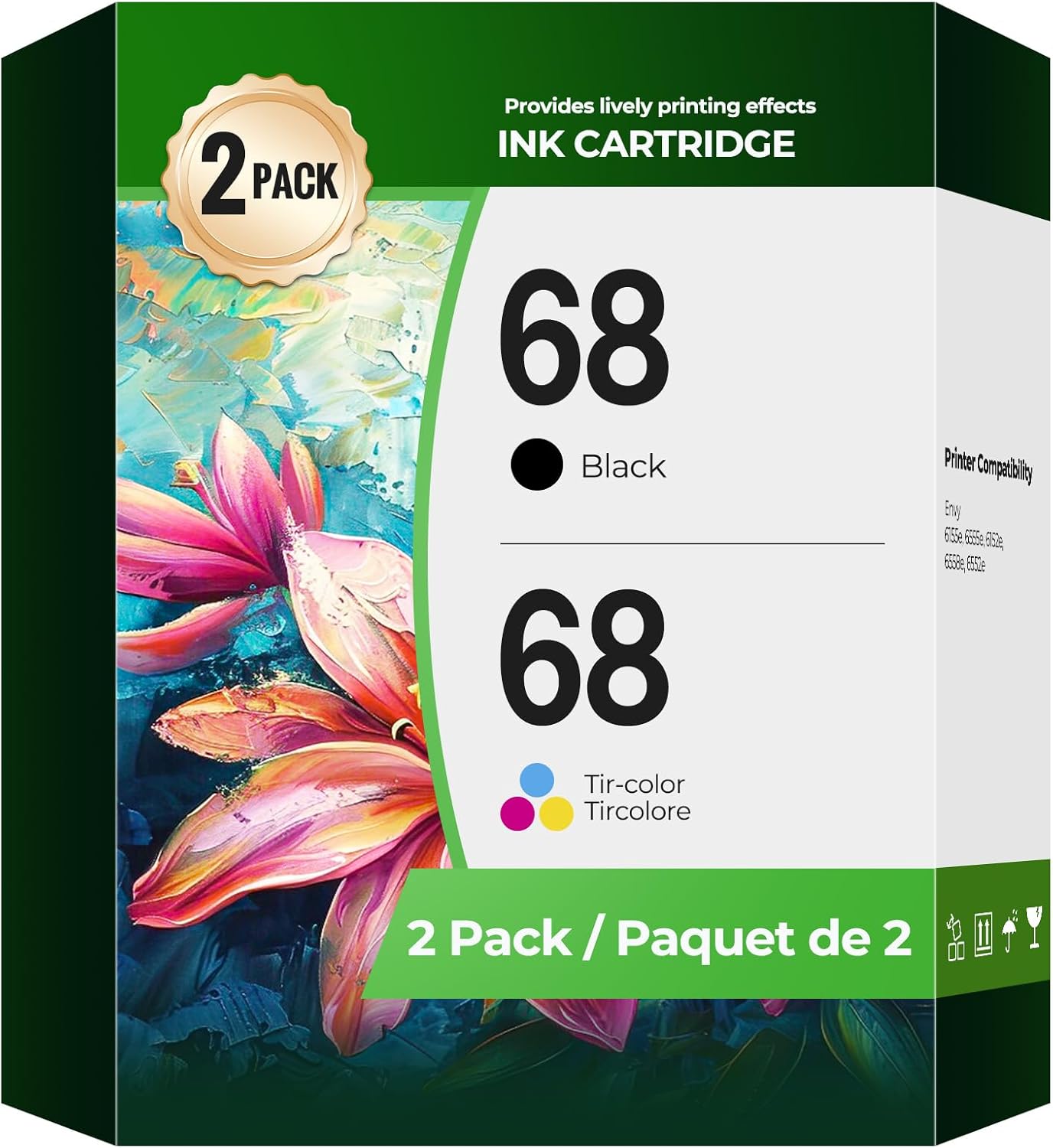 Haikyuu 68 Ink Cartridges Combo Pack for Envy Printers