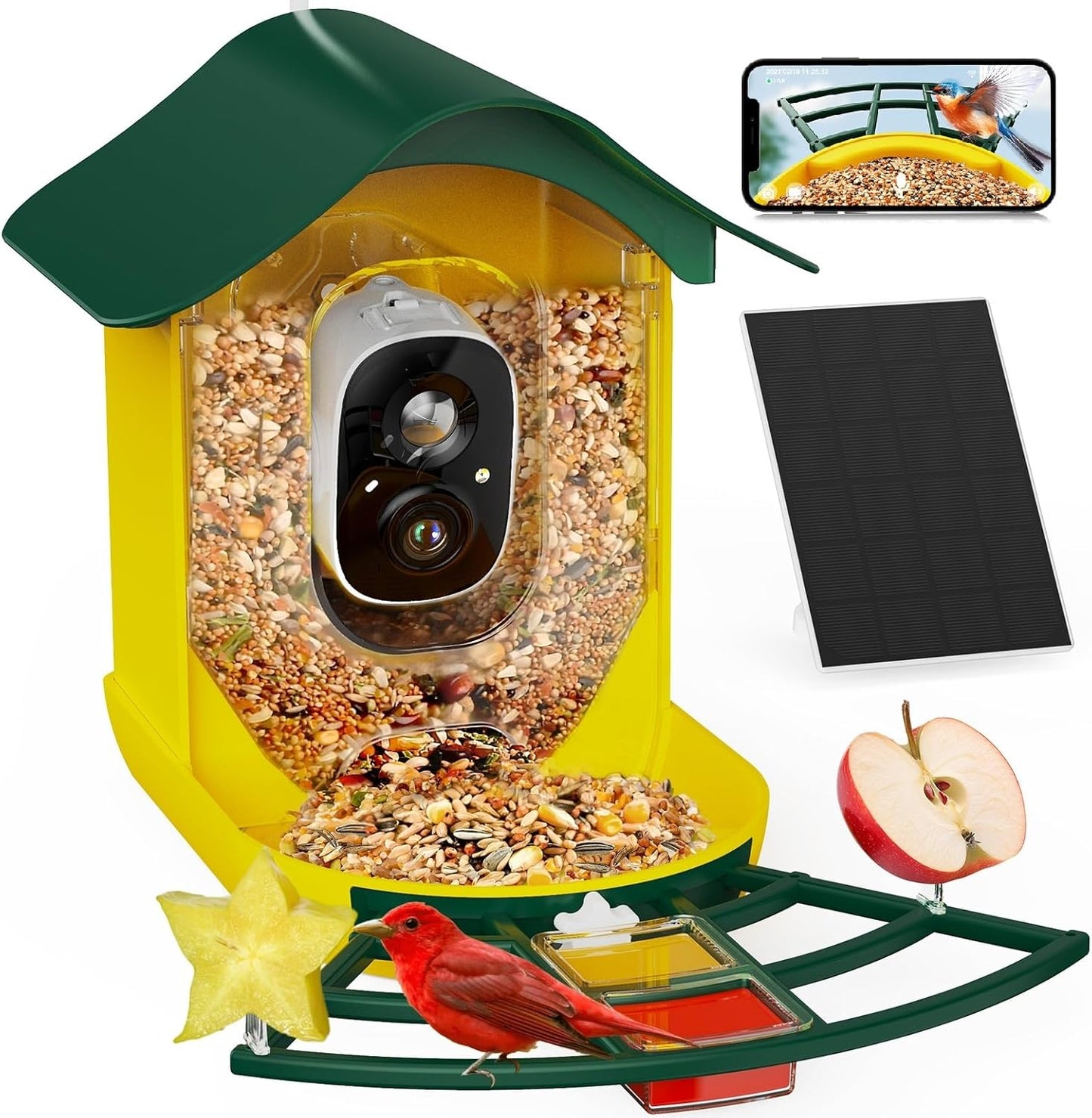 PeckCam Smart Bird Feeder with 2K HD Camera for Bird Lovers