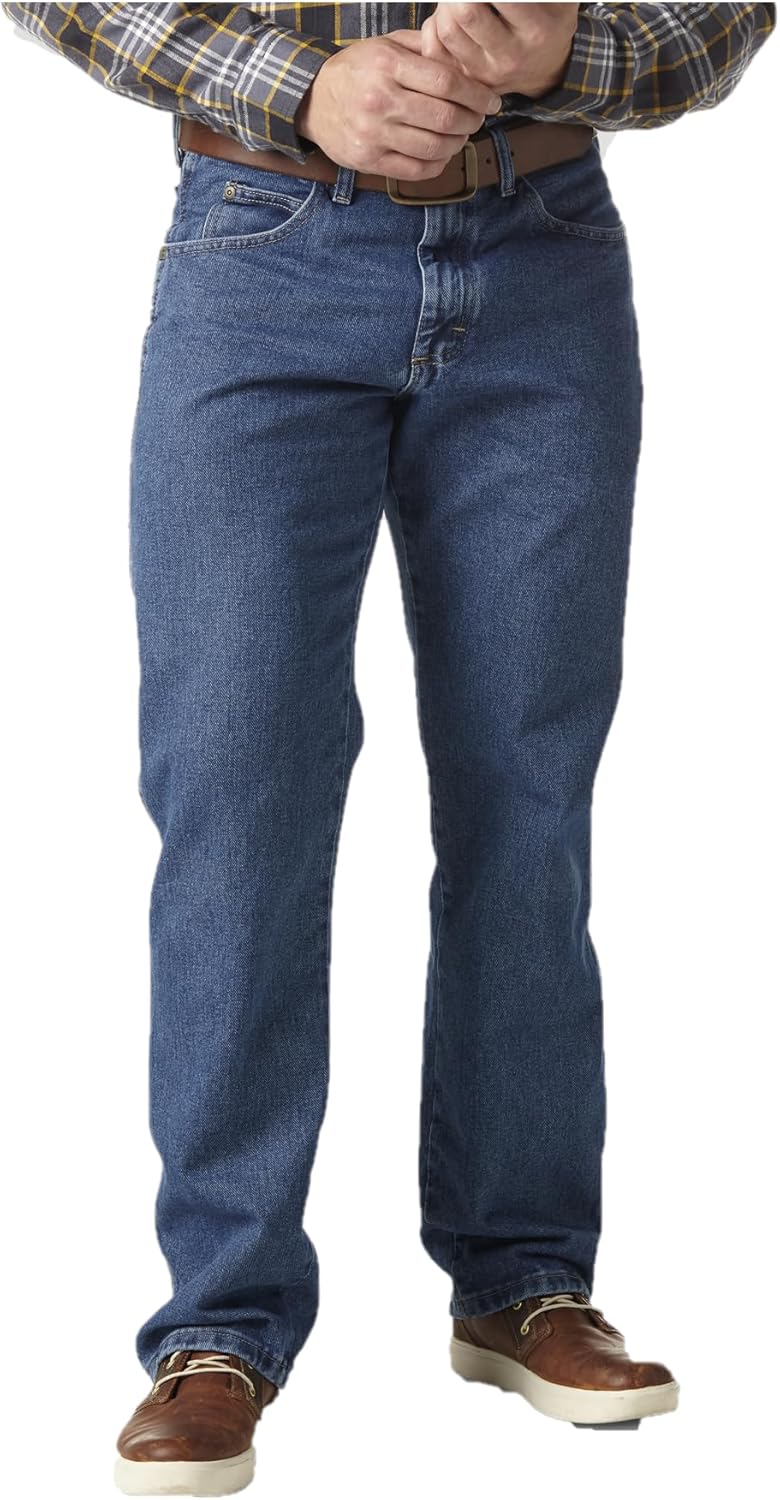Wrangler Men's Big Rugged Wear Stretch Jean for Comfort and Style