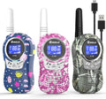 Qniglo Walkie Talkies for Kids - Rechargeable Long Range Kids Radios
