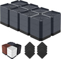 Bed Risers Heavy Duty Adjustable Furniture Riser Blocks - Stackable