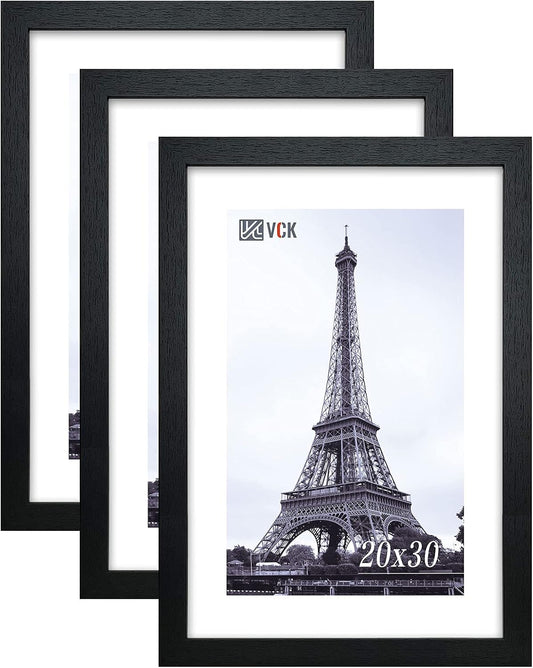 VCK Poster Frames 20x30 Black 3-Pack for Art and Photos