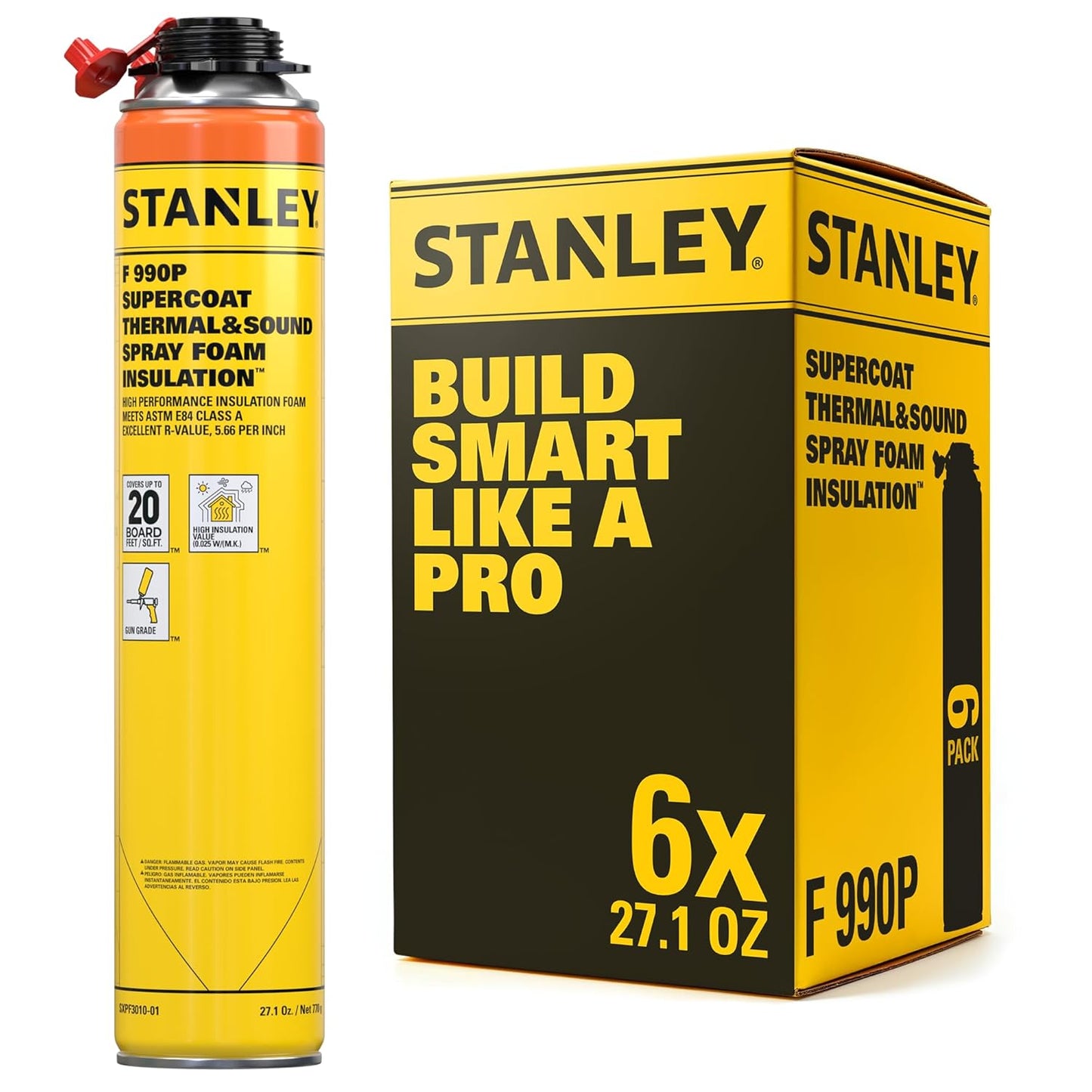 STANLEY F 990P Supercoat Spray Foam Insulation for All Needs