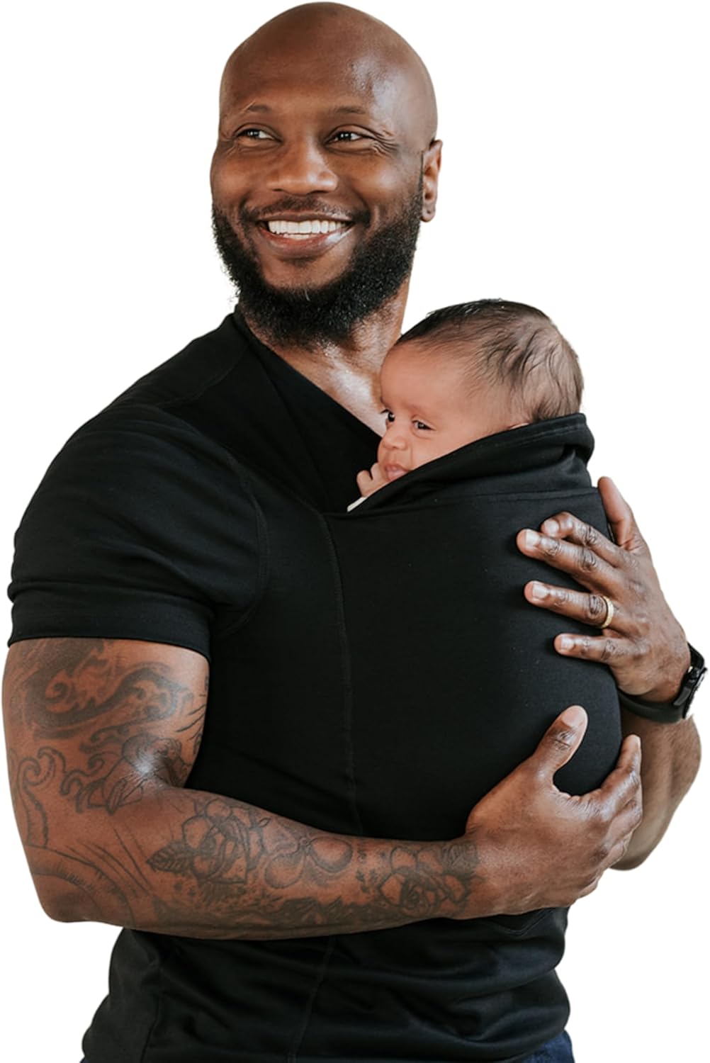 Lalabu Dad Shirt: Hands-Free Baby Carrier for Dads Comfort