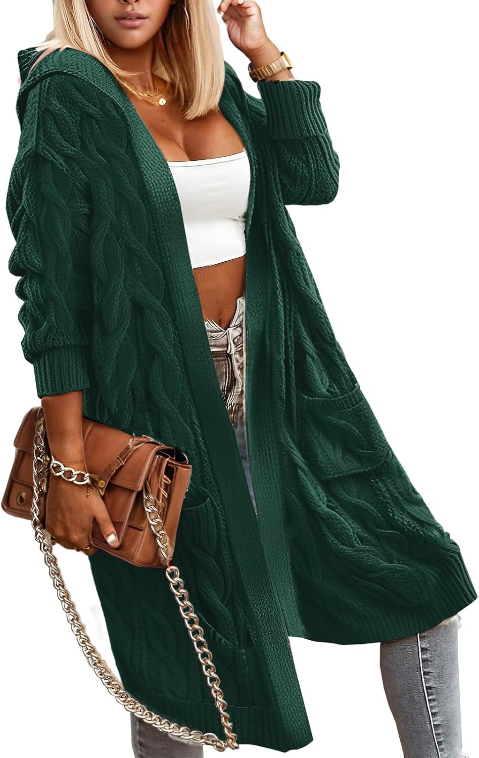 Winter Fall Cardigan Sweaters for Women Fashion 2025 Trendy Coats