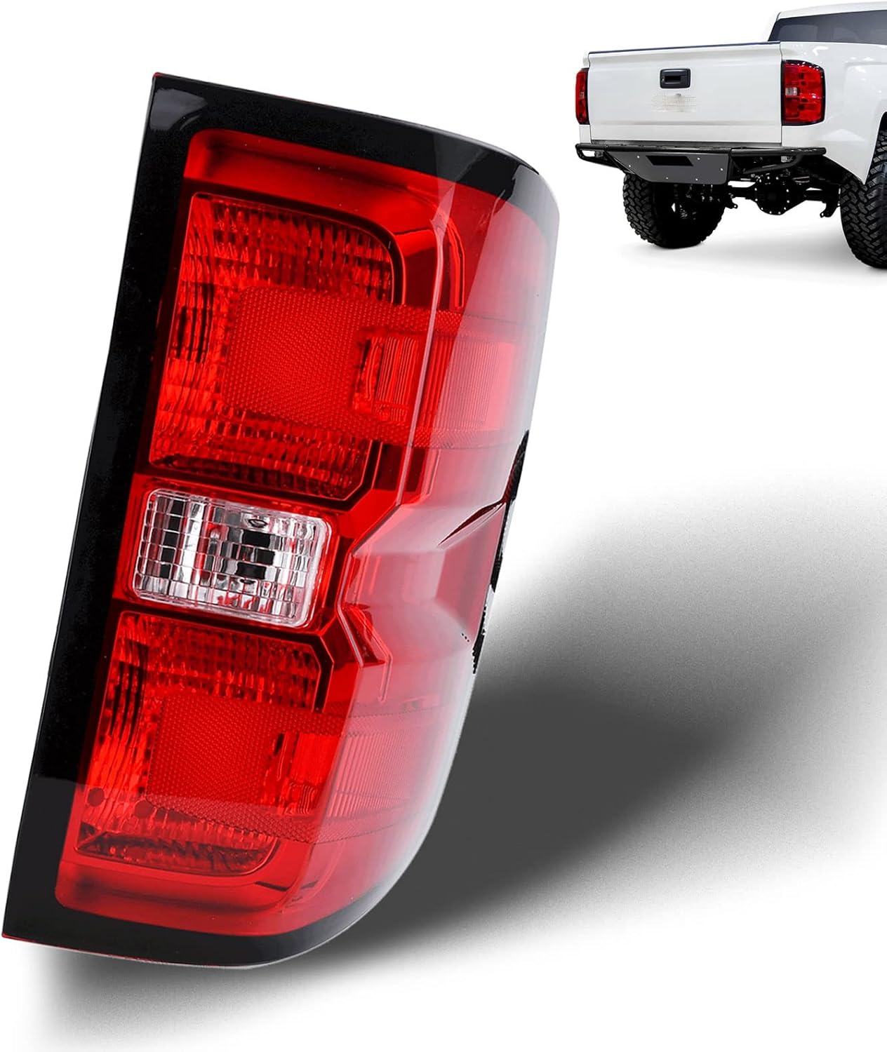Nakuuly Tail Light Assembly for 2014-2015 Chevy Silverado Models