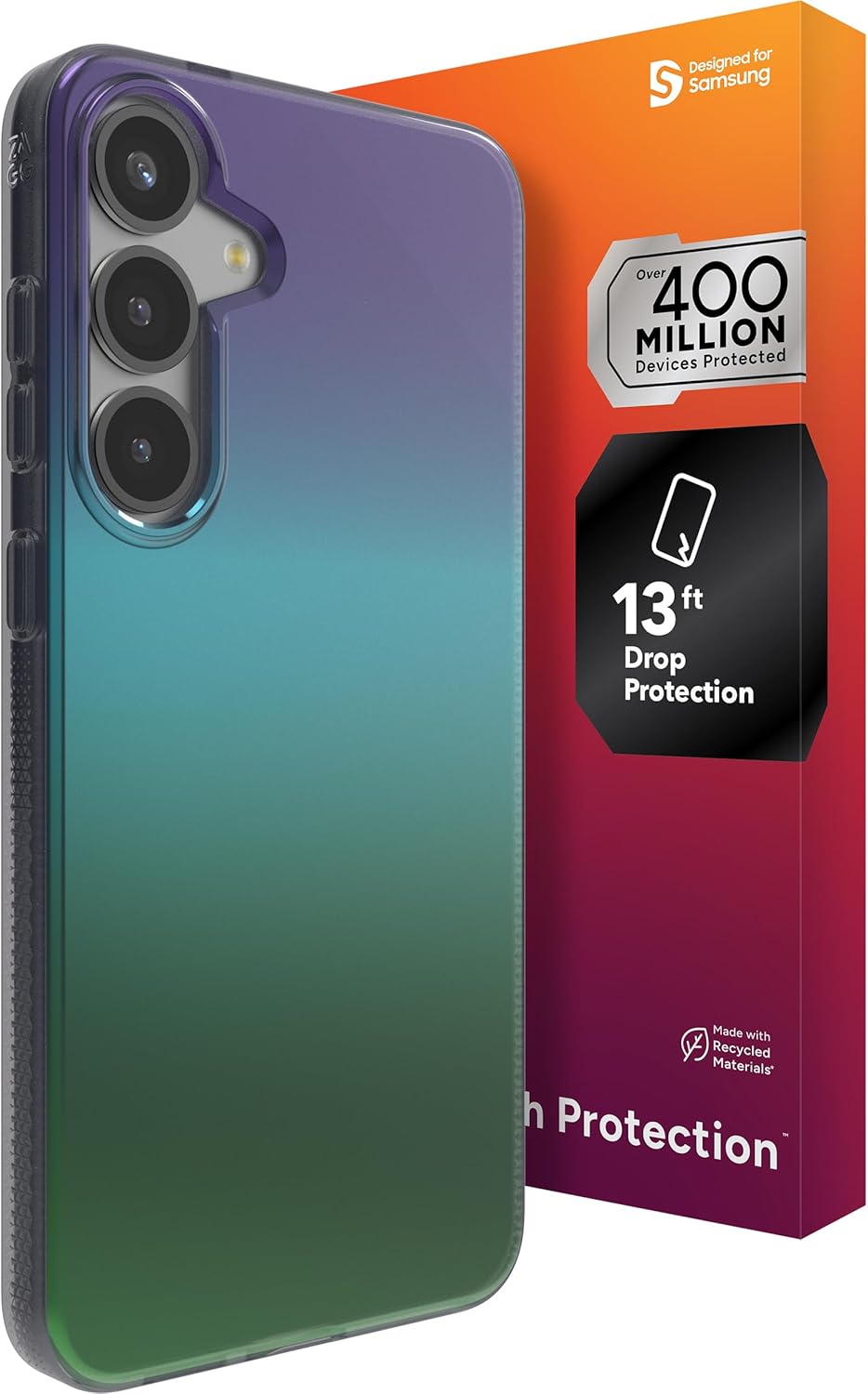 ZAGG Milan Samsung Galaxy S25+ Case with 13ft Drop Protection