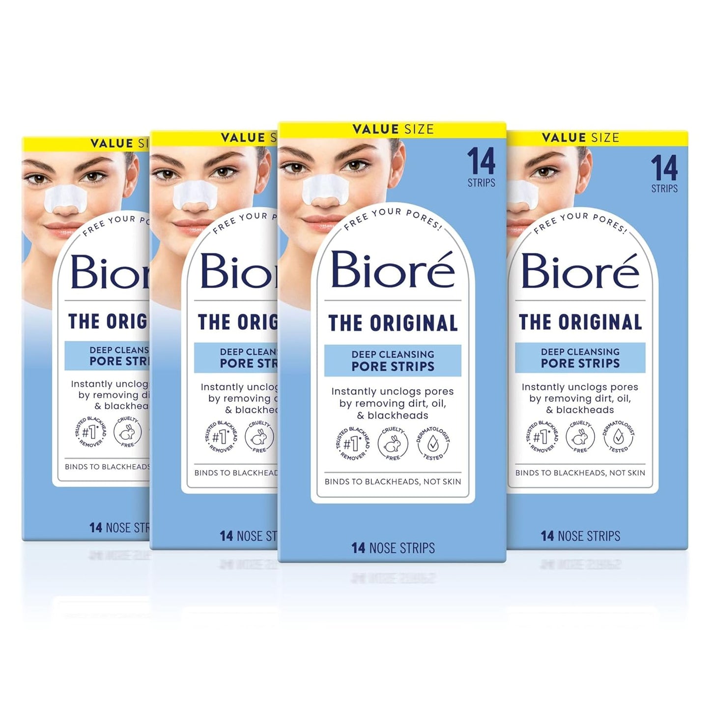 Biore Original Blackhead Remover Strips for Deep Cleansing