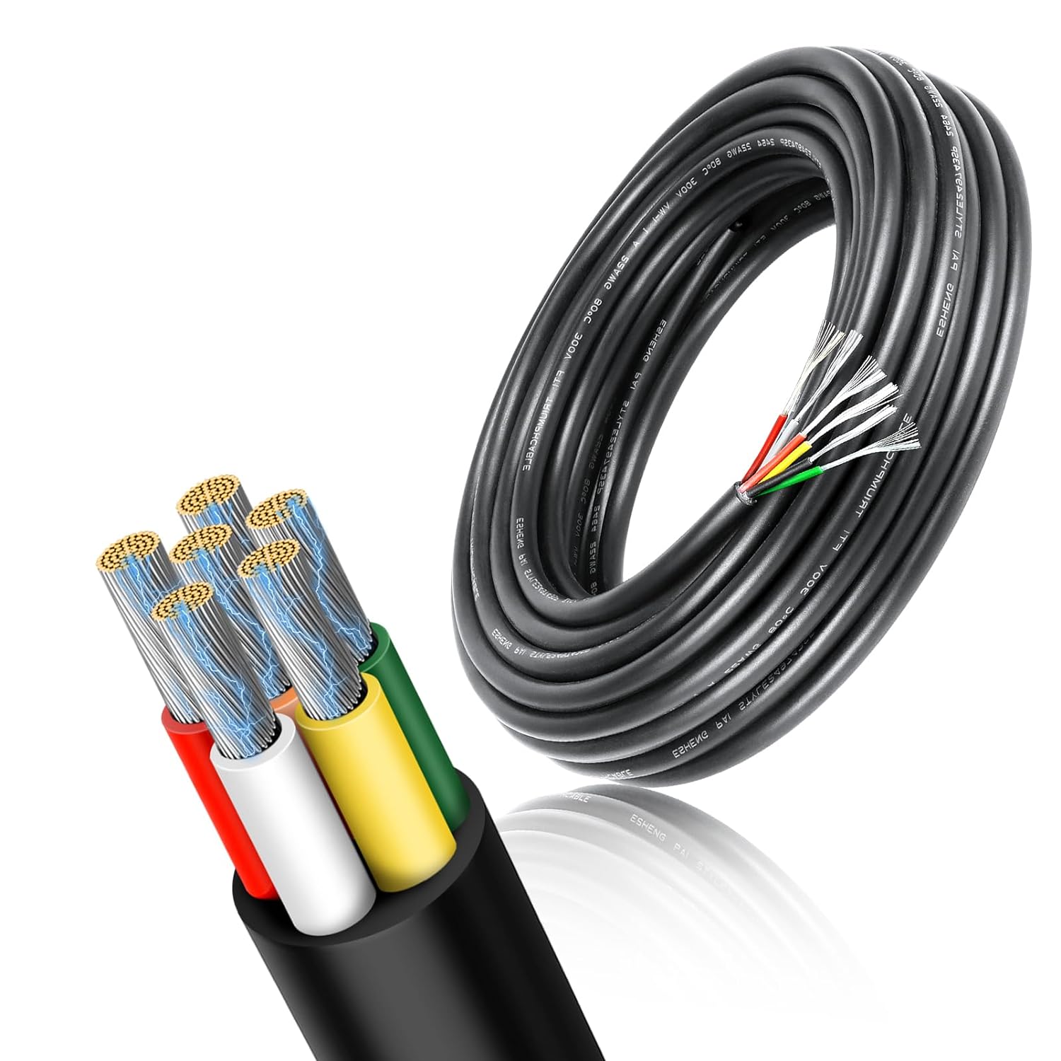 RESHAKE 18 Gauge 6 Conductor Wire for Versatile Applications