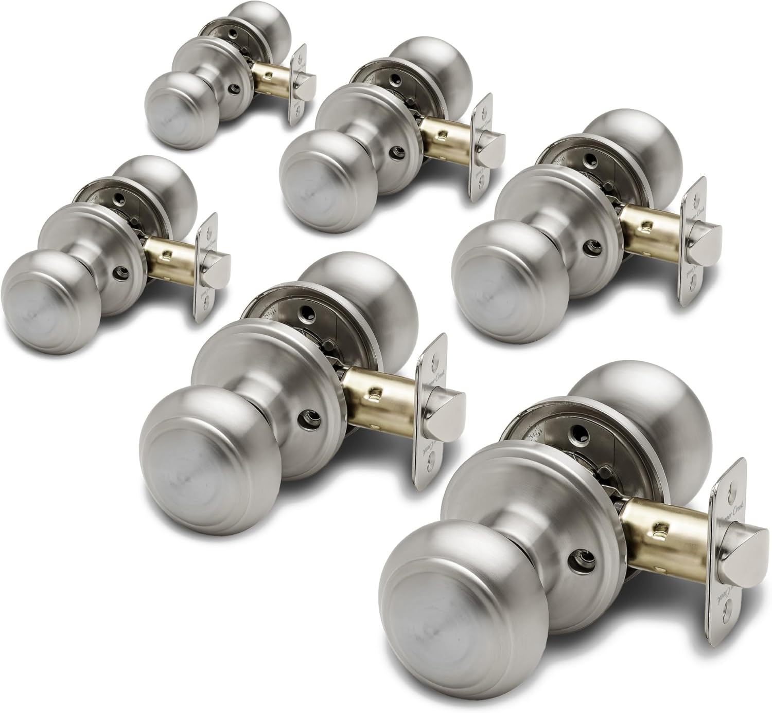 Copper Creek Colonial Passage Interior Door Knob Set for Home
