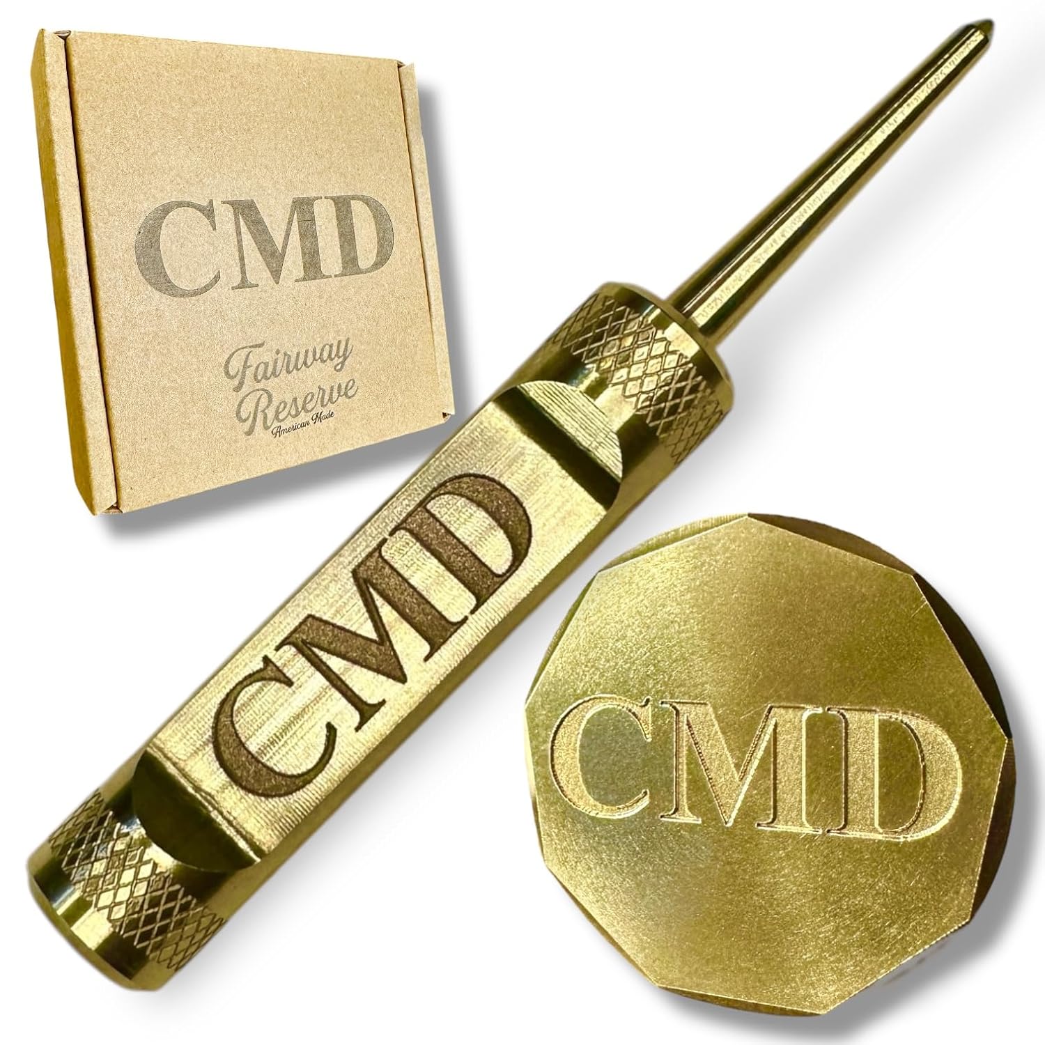 Personalized Golf Ball Marker and Divot Tool for Golfers
