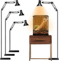 Reptile Heat Lamp Light Stand - Adjustable 17.5 to 74.3 in Height