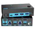 8K Dual Monitor KVM Switch for Seamless Multi-Display Setup