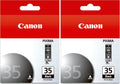 Canon PGI-35 Black Compatible Ink Pack of 2 - Reliable Replacement