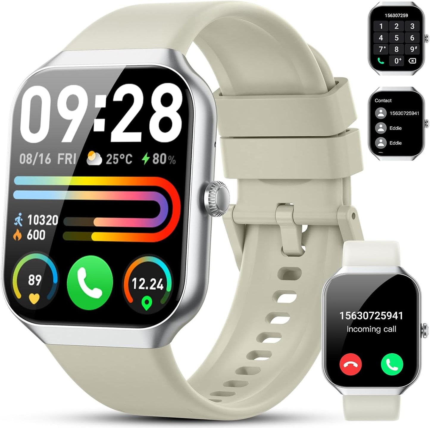 Smart Watch with Bluetooth Call and 110+ Sport Modes for All