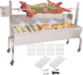 50W Rotisserie Grill for Outdoor BBQ - 132LBS Capacity