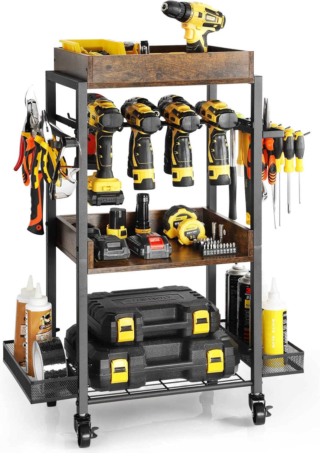 Olakee Rolling Tool Organizer - Ultimate Garage Storage