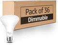 36 Pack BR30 LED Bulbs 65W Equivalent 5000K Daylight - Flicker-Free