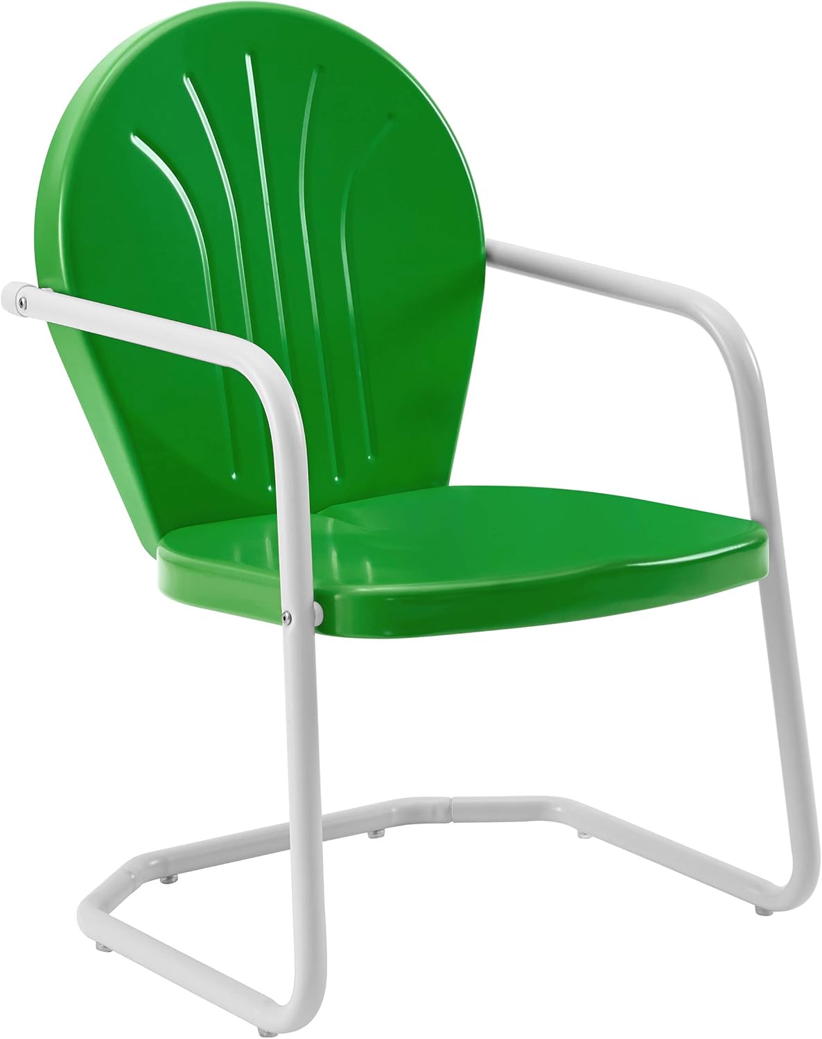 Crosley Griffith Outdoor Chair: Retro Metal Patio Seating