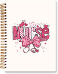 Coquette Pink Bow Nurse Notebook Journal - Compact Christian Prayer