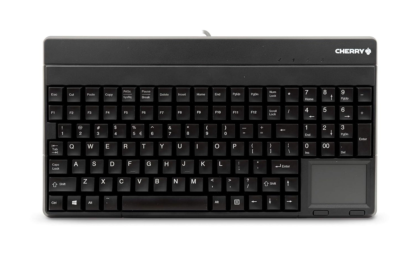 Cherry G86-62401 Compact Keyboard with Integrated Touchpad