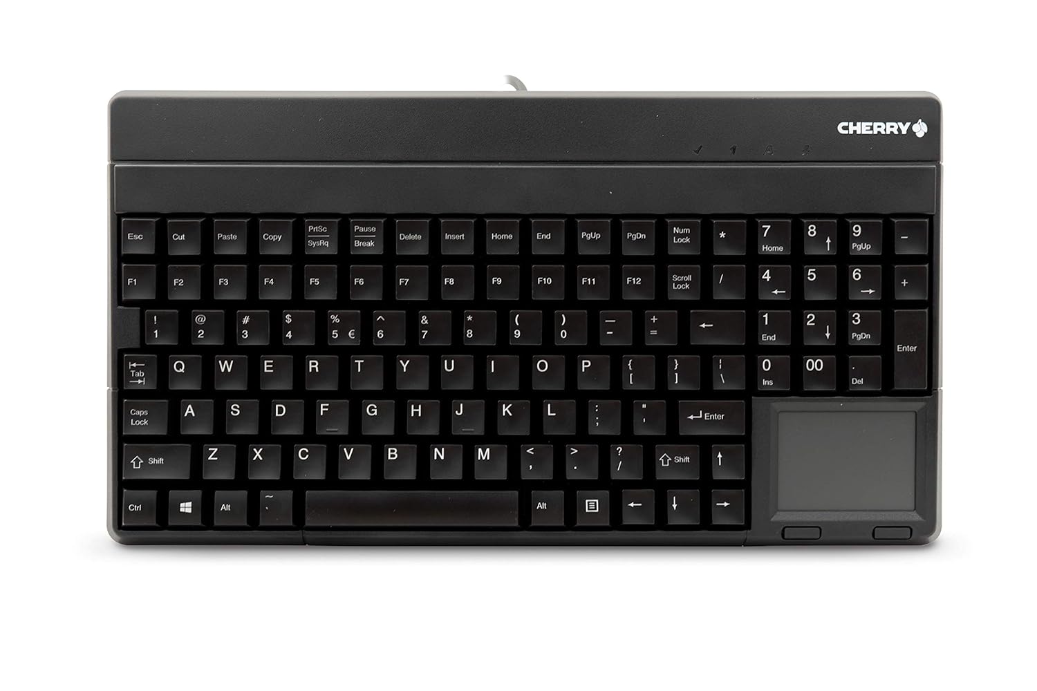 Cherry G86-62401 Compact Keyboard with Integrated Touchpad