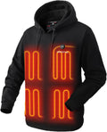 Venustas Unisex Pullover Heated Hoodie - Fast Warmth, 5 Zones