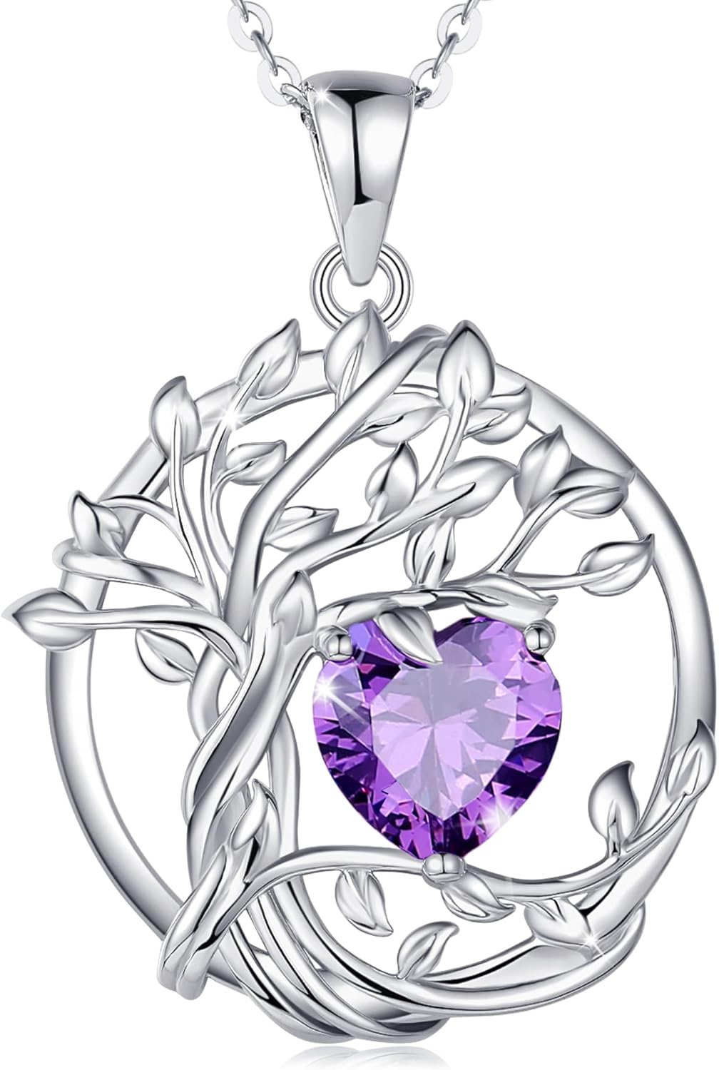 FANCIME Tree of Life Birthstone Necklace for Special Occasions