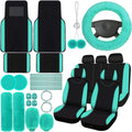 Woanger 47-Piece Fluffy Car Seat Cover Set - Full Interior