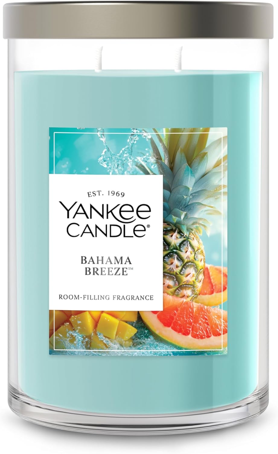 Yankee Candle Large Tumbler Bahama Breeze with 80 Hour Burn